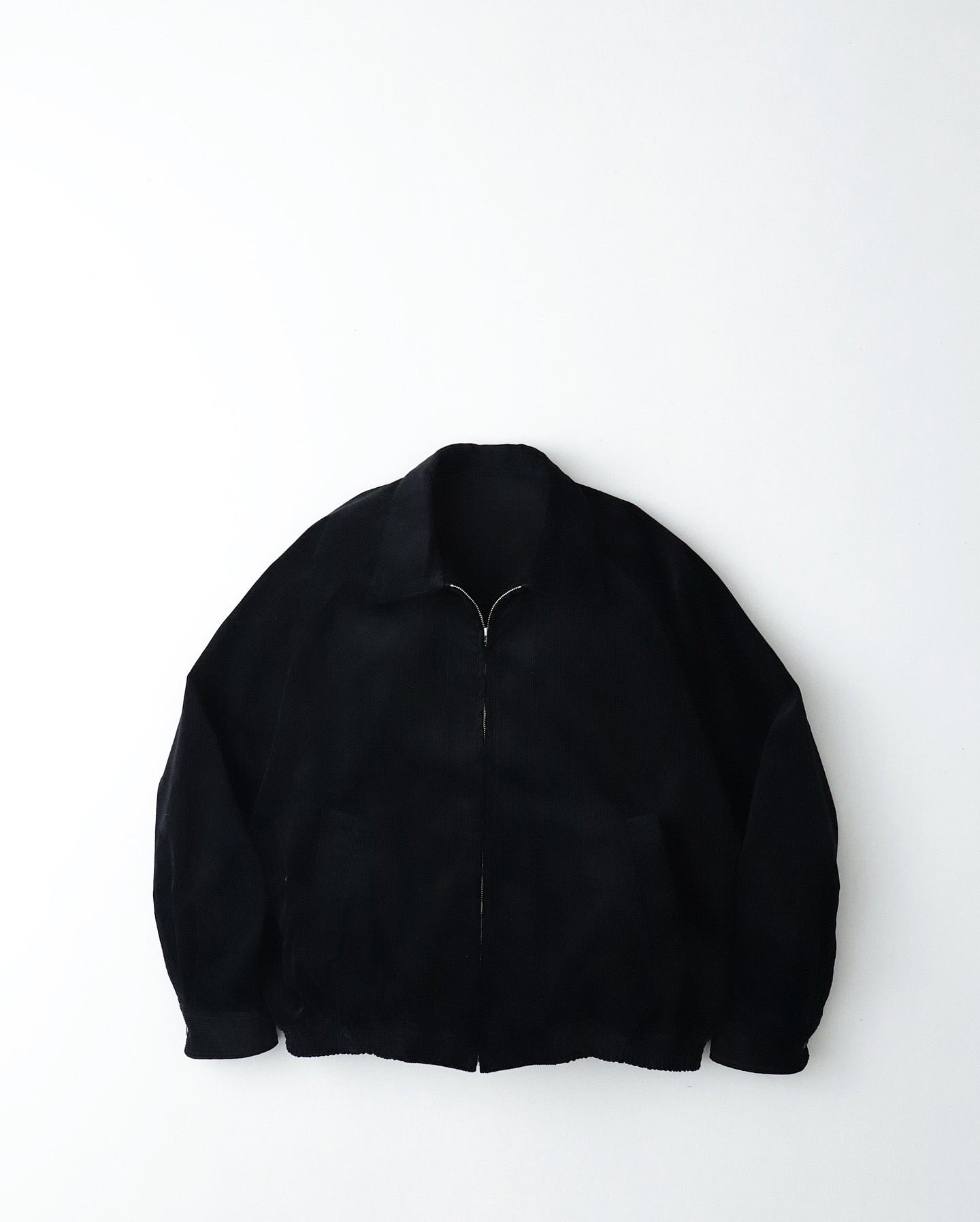 sillage コーデュロイジャケット　シラージ Sillage ZIP UP BLOUSON CORDUROY BLACK – NCNR ONLINE STORE