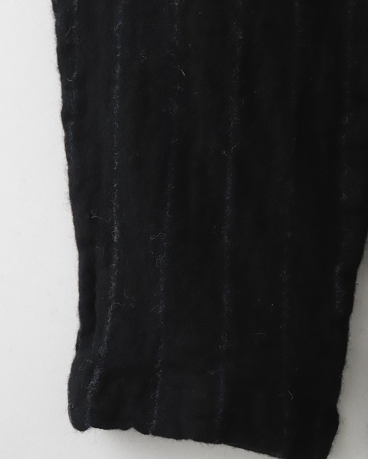 CHALK STRIPE FULLING ONE TUCK PANTS