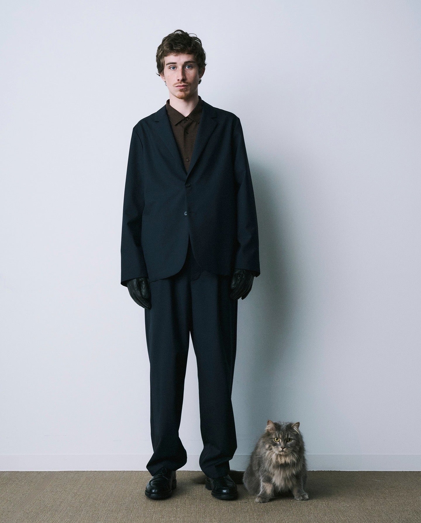 TWIST WOOL WASHER OVERSIZED SHIRT