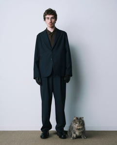 TWIST WOOL WASHER OVERSIZED SHIRT