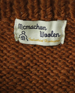 MOO PING BROWN SWEATER BY MACMAHON KNITTING