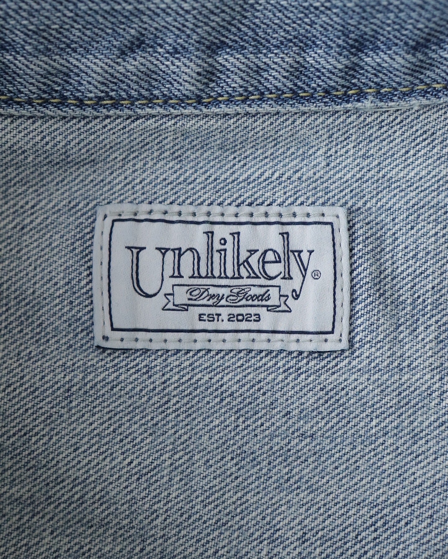 UNLIKELY TIME TRAVEL TRUCKER JACKET 1977 WASH