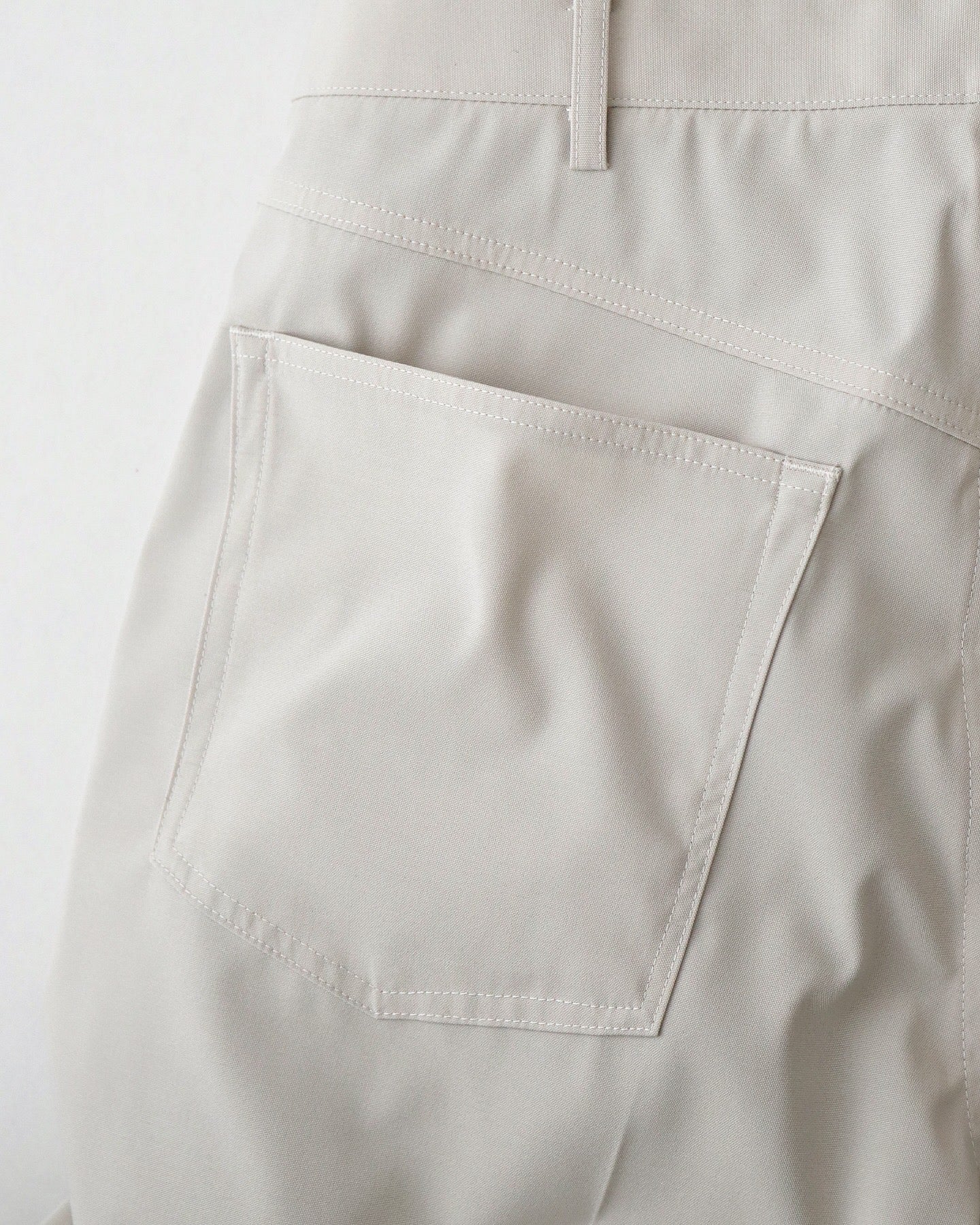 SEMI DULL OXFORD WIDE TROUSERS