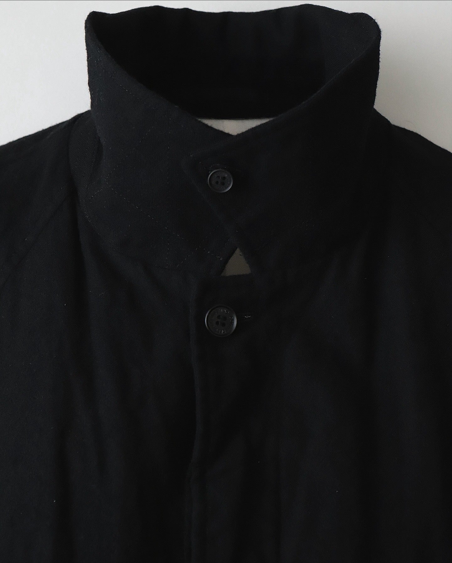 WOOL SERGE FULLING COAT