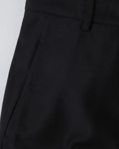 WOOL CUPRO CROPPED TROUSERS