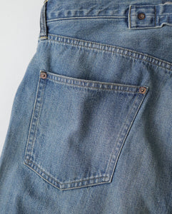 NO.22 WASHED WIDE DENIM PANTS