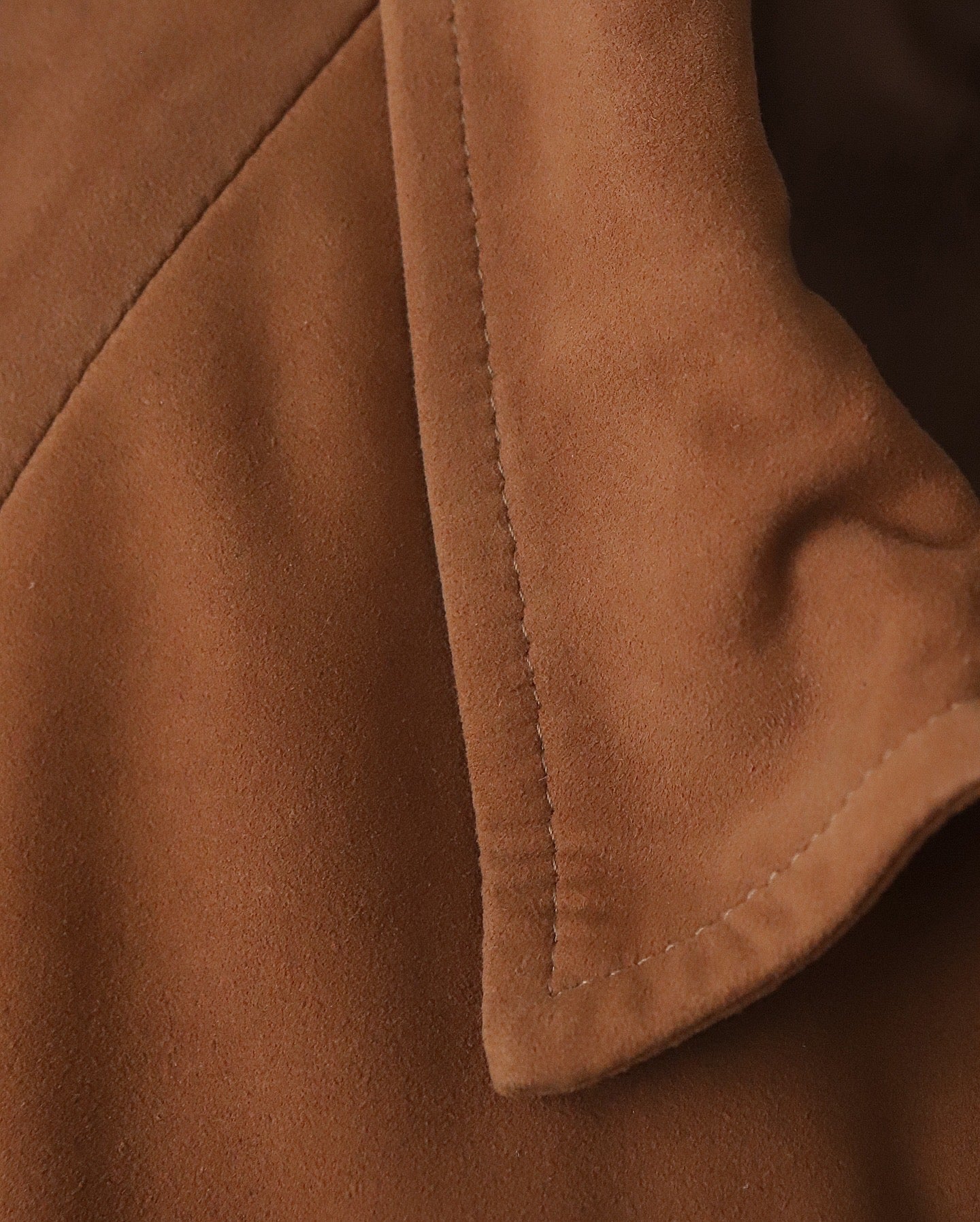 GOAT SUEDE ZIP UP BLOUSON