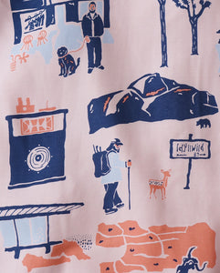 SOUVENIR SHIRT LOS ANGELES LIGHT PINK