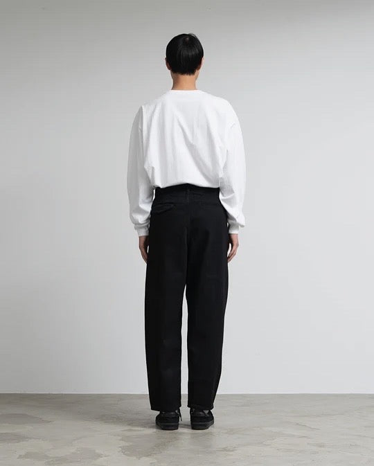 SELVAGE DENIM TWO TUCK PANTS