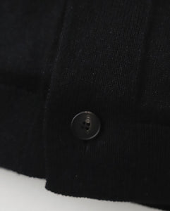 【ATON】Wool Washi Oversized Cardigan ブラック ATON WOOL WASHI OVERSIZED CARDIGAN | 大阪心斎橋のメンズ洋服の