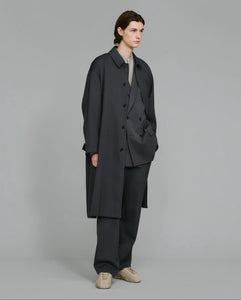 SCALE OFF WOOL BALMACAAN COAT
