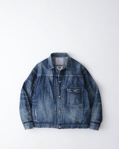 NEW MANUAL T-BACK DENIM JACKET