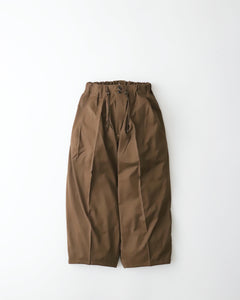 CIRCULAR PANTS BROWN TWILL