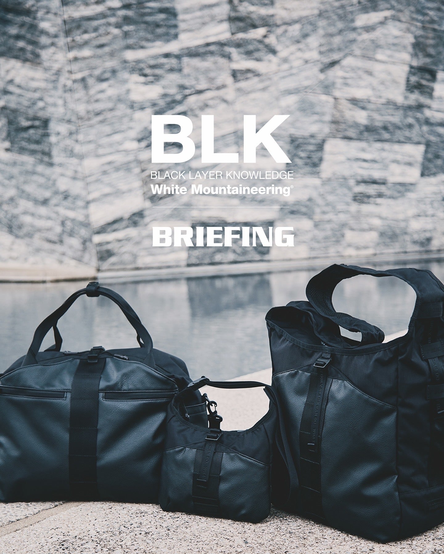 WM×BRIEFING HOBO SHOULDER TALL