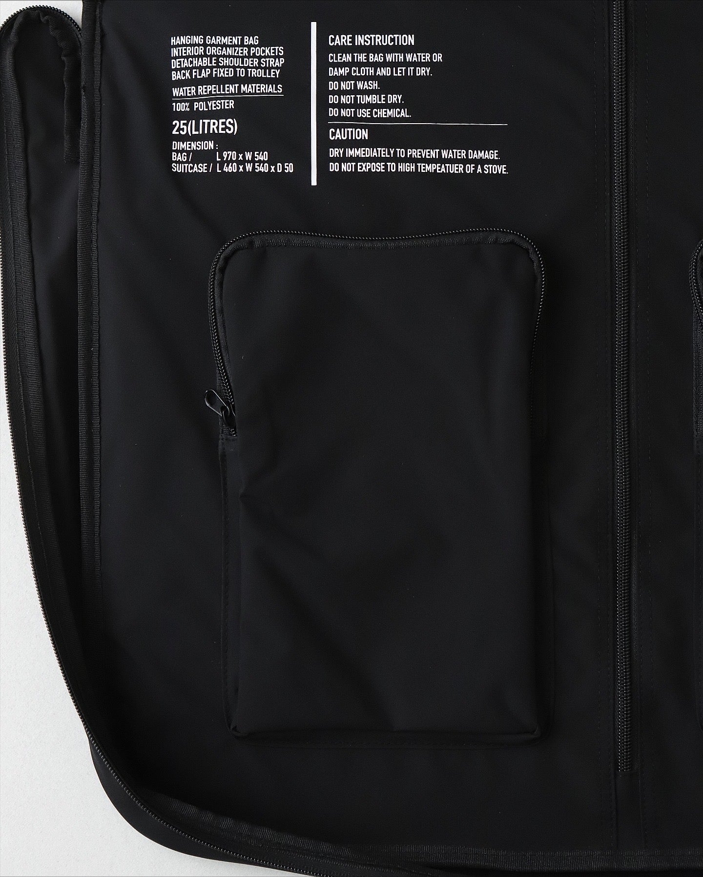 MULTI POCKET GARMENT BAG