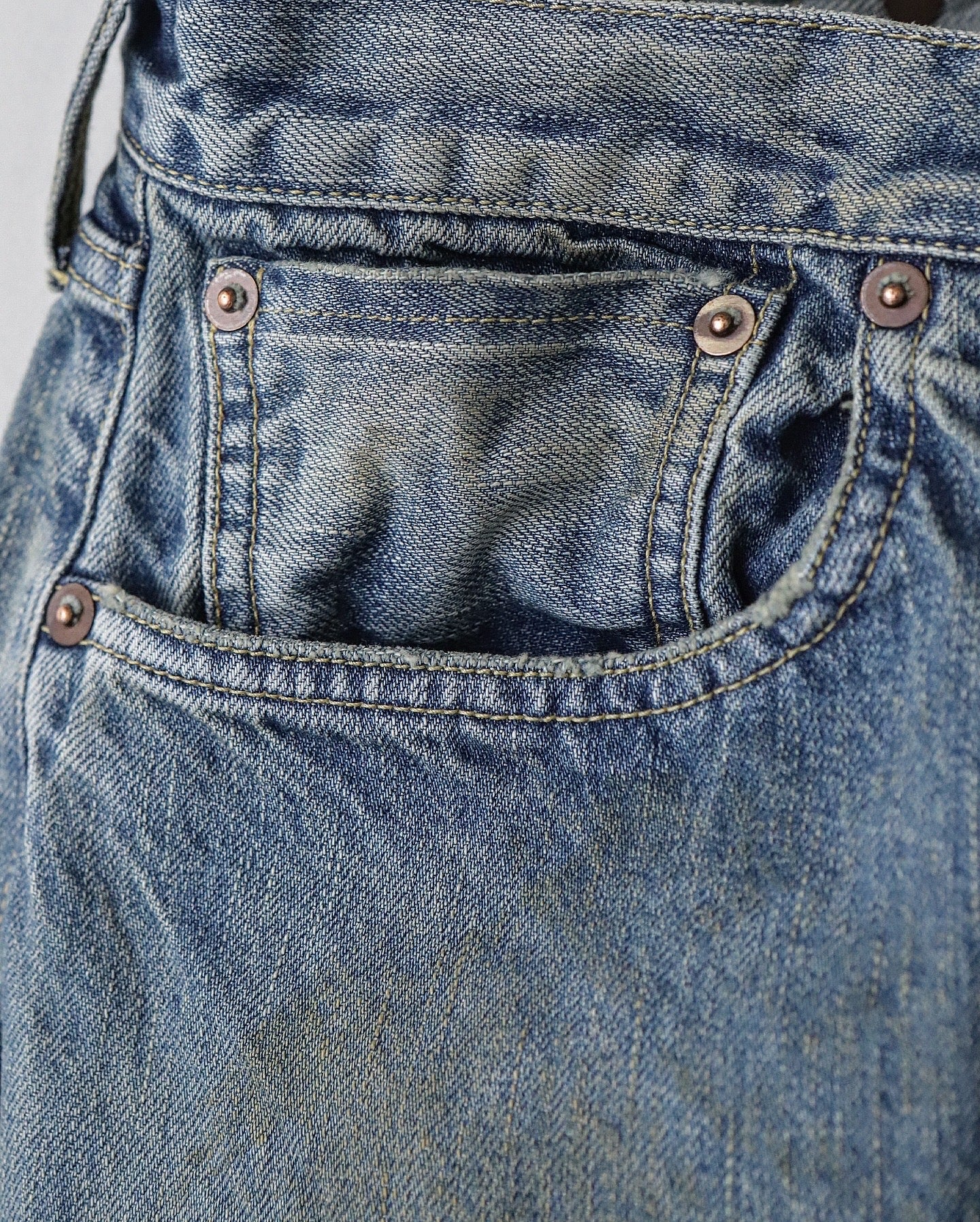 NO.37 WASHED WIDE DENIM PANTS