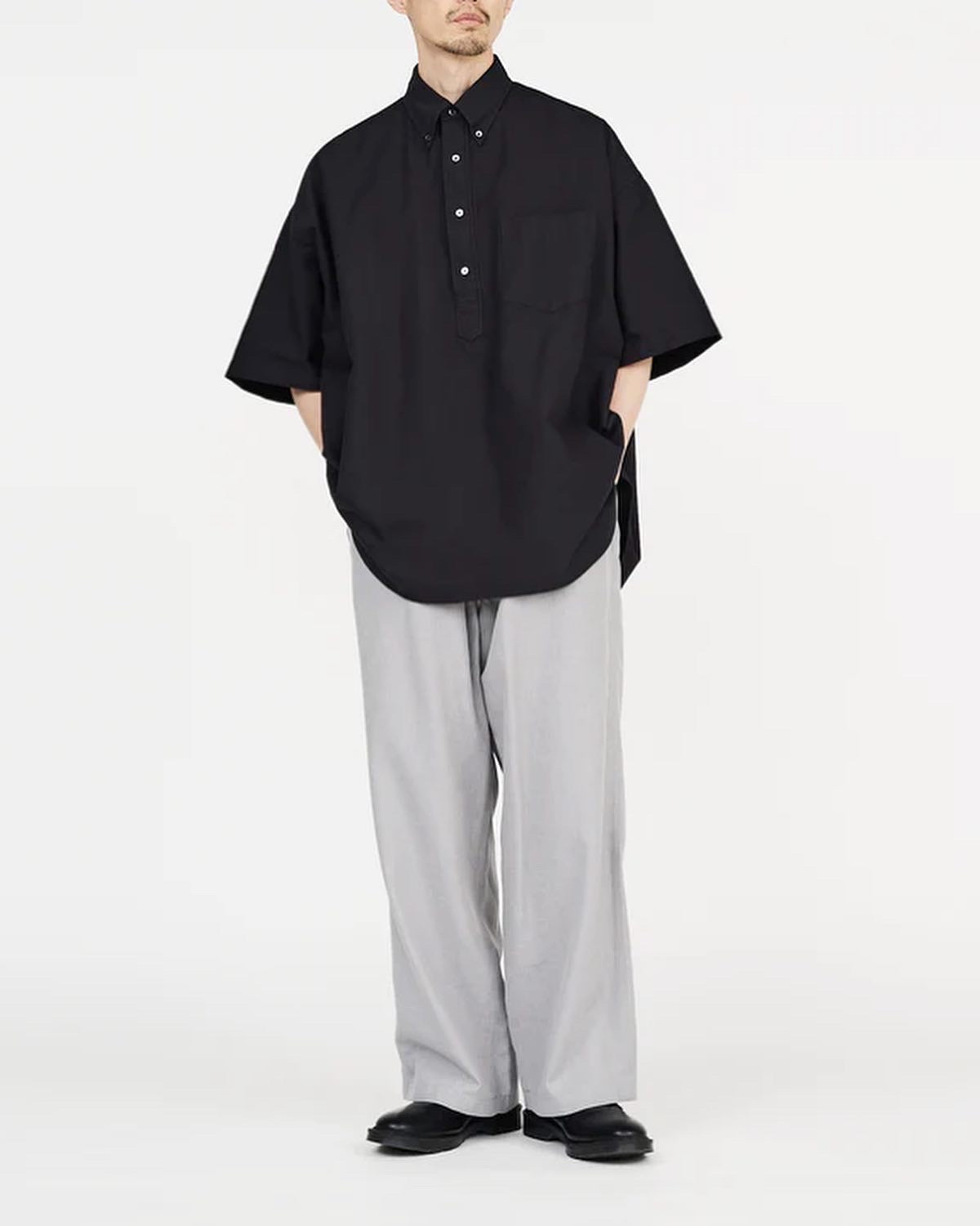 OXFORD OVERSIZED S/S B.D PULLOVER SHIRT