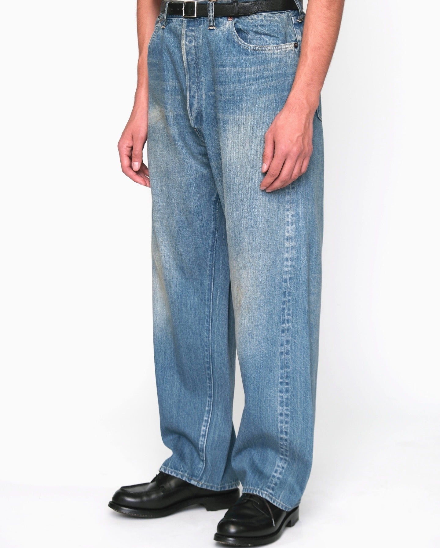 NO.22 WASHED WIDE DENIM PANTS