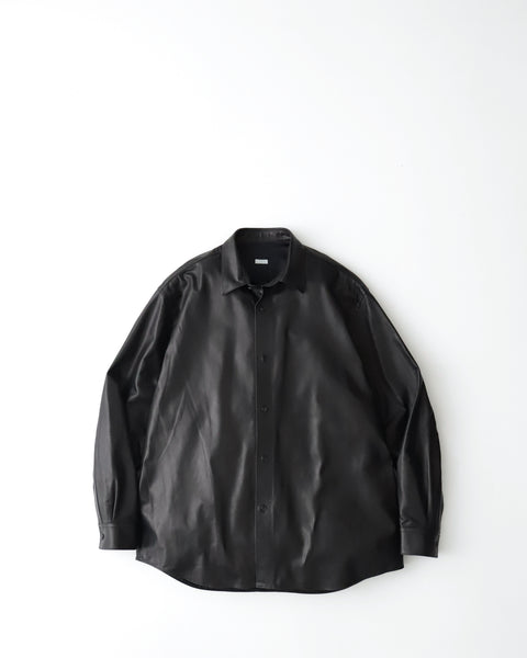 A.PRESSE LEATHER REGULAR COLLAR SHIRT – NCNR ONLINE STORE