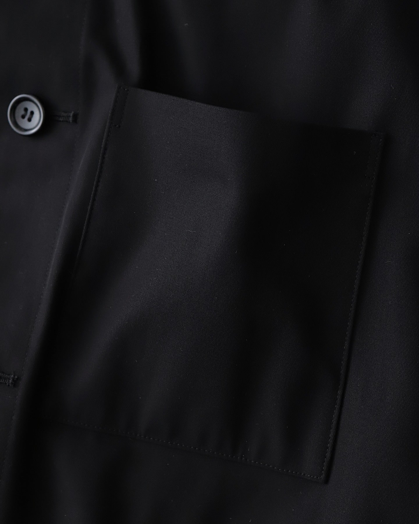 HIGH TWIST GABARDINE COVERALL JACKET