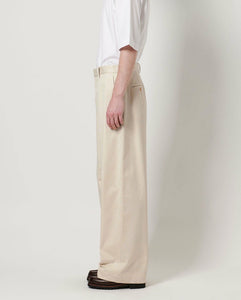 COTTON SATIN BAGGY PANTS