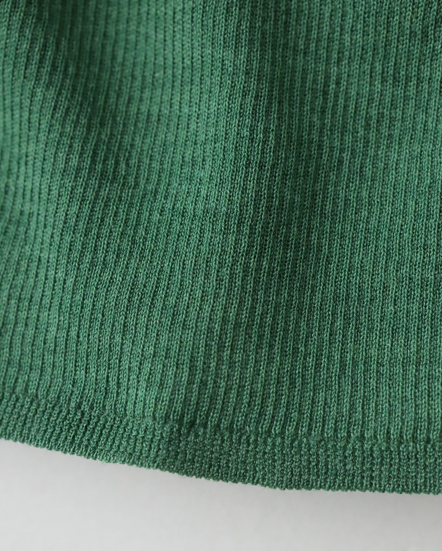 RAMIE WOOL RIB | RIB POLO SWEATER（WOMEN）