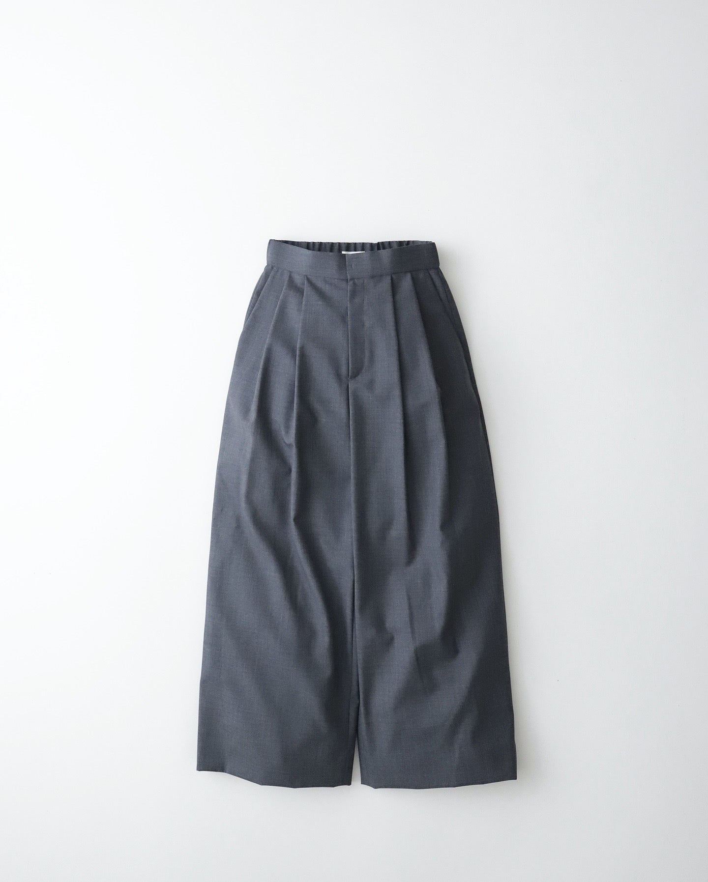 WOOL TROPICAL WIDE EASY PANTS（WOMEN）