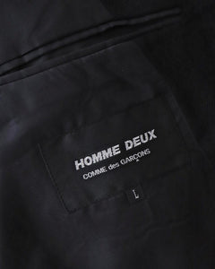 WOOL DOBBY CHECK JACKET