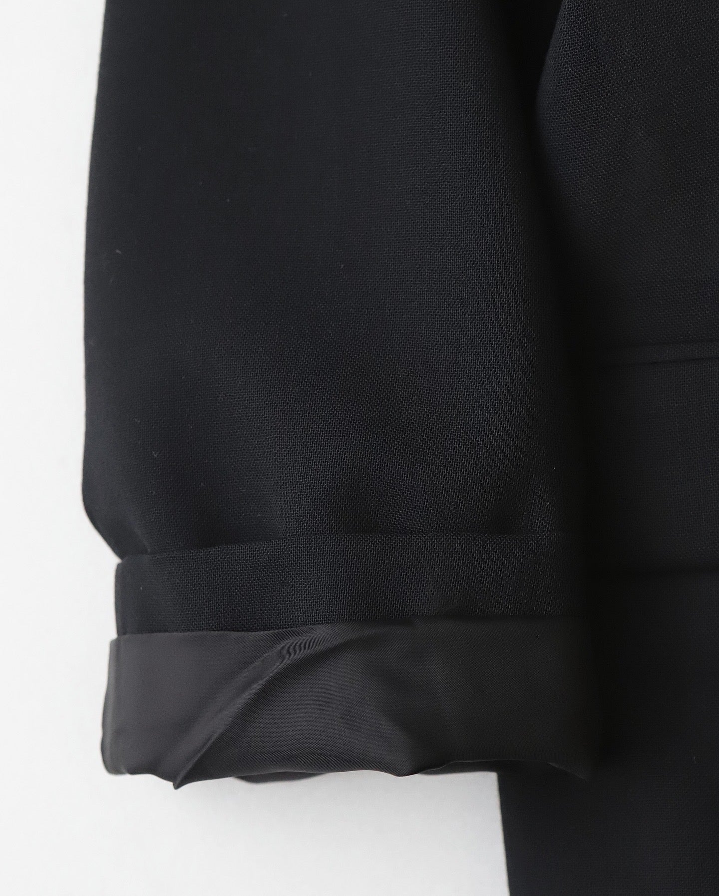 TECHNO WOOL ETERMIN COLLARLESS JACKET（WOMEN）