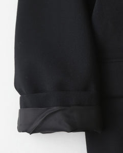 TECHNO WOOL ETERMIN COLLARLESS JACKET（WOMEN）