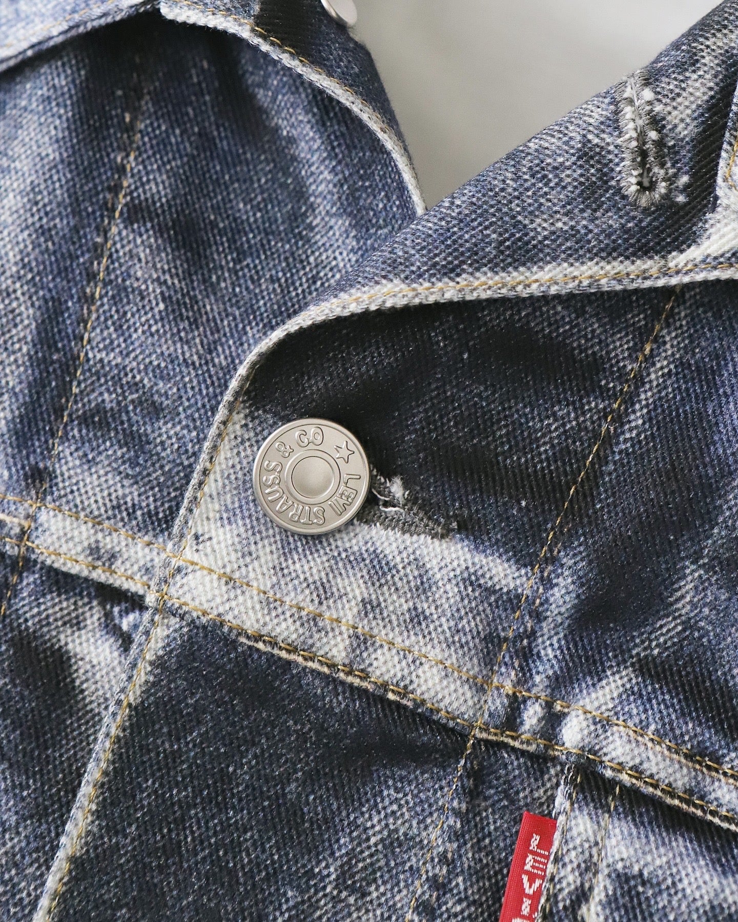 BerBerJin × Levi’s 70505 TRIPLE NAME DENIM PRINT JACKET
