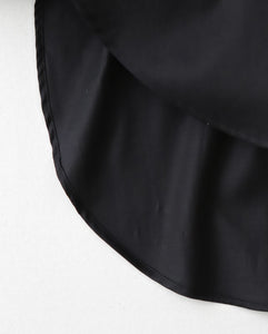 SILICON POPLIN LONG CUFF BLOUSE（WOMEN）