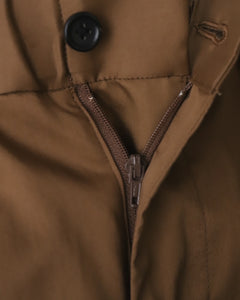 SILICON POPLIN TWO TUCK EASY PANTS
