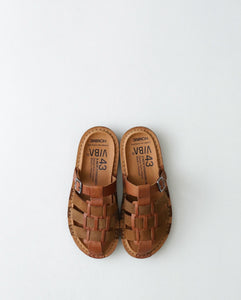 COMME des GARCONS HOMME VIBAE LEATHER STRAP SANDAL｜STEER SMOOTH