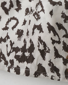 LEOPARD OPEN COLLAR SHIRT