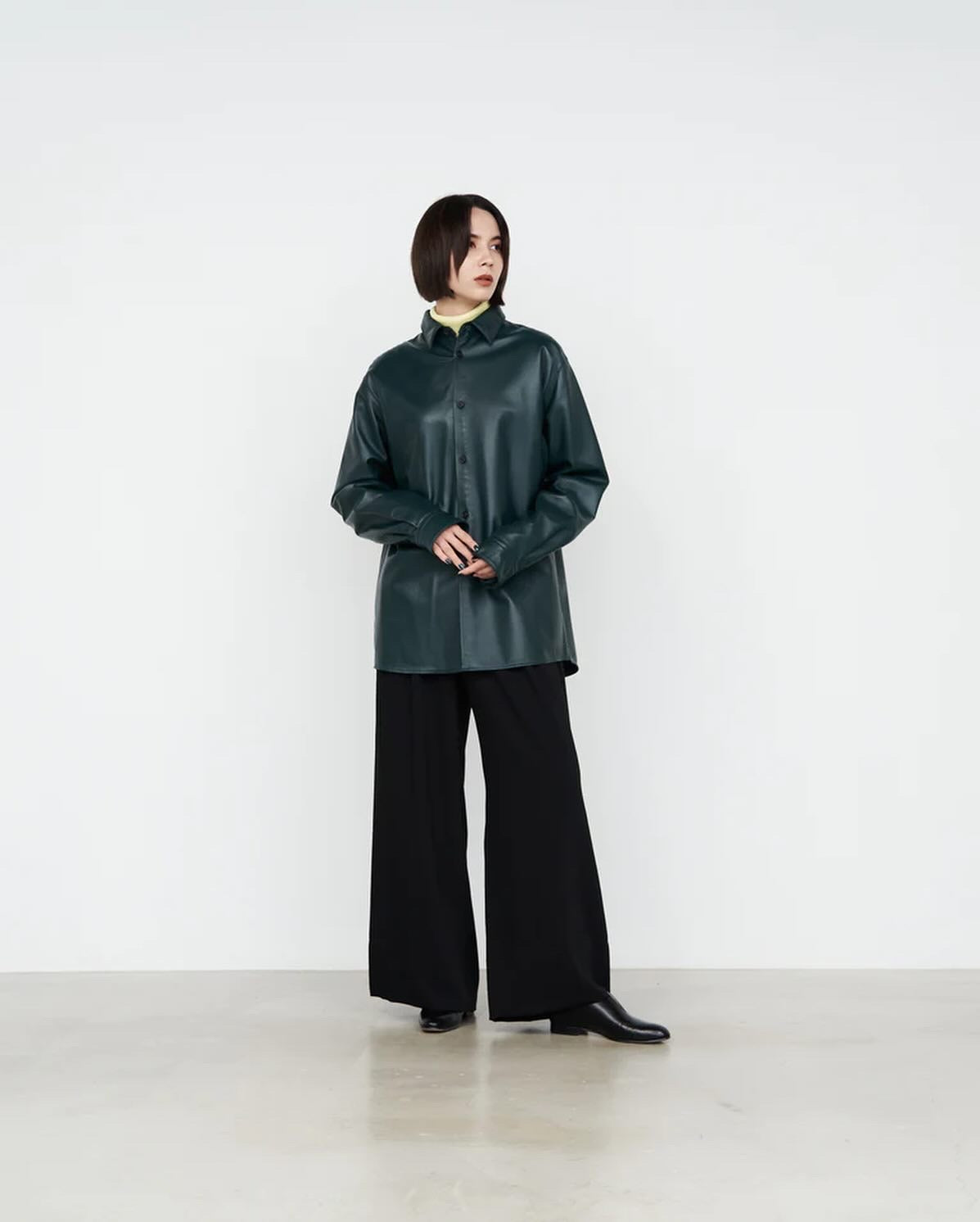 SATIN EASY WIDE PANTS（WOMEN）