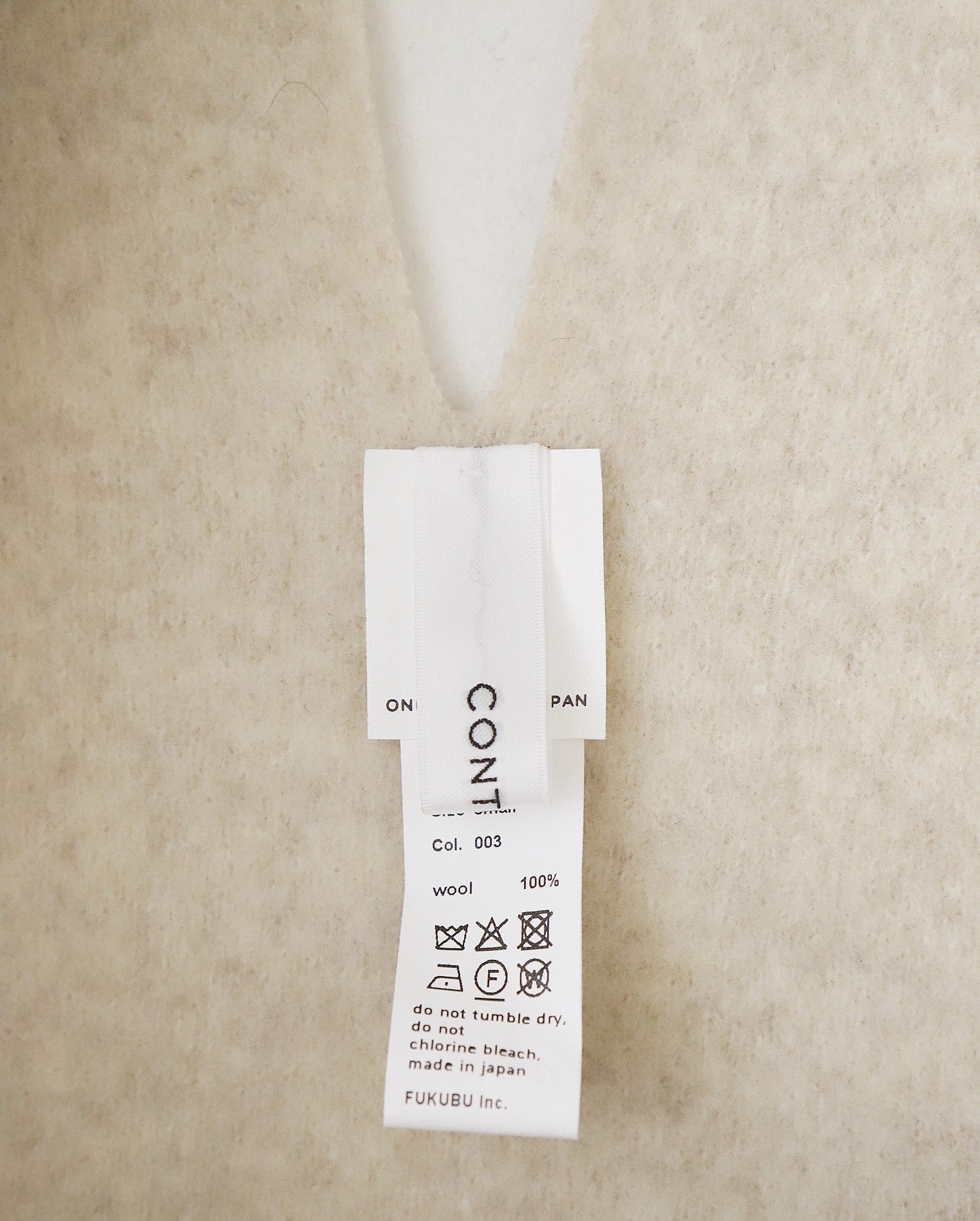 FELT DRESS（WOMEN）