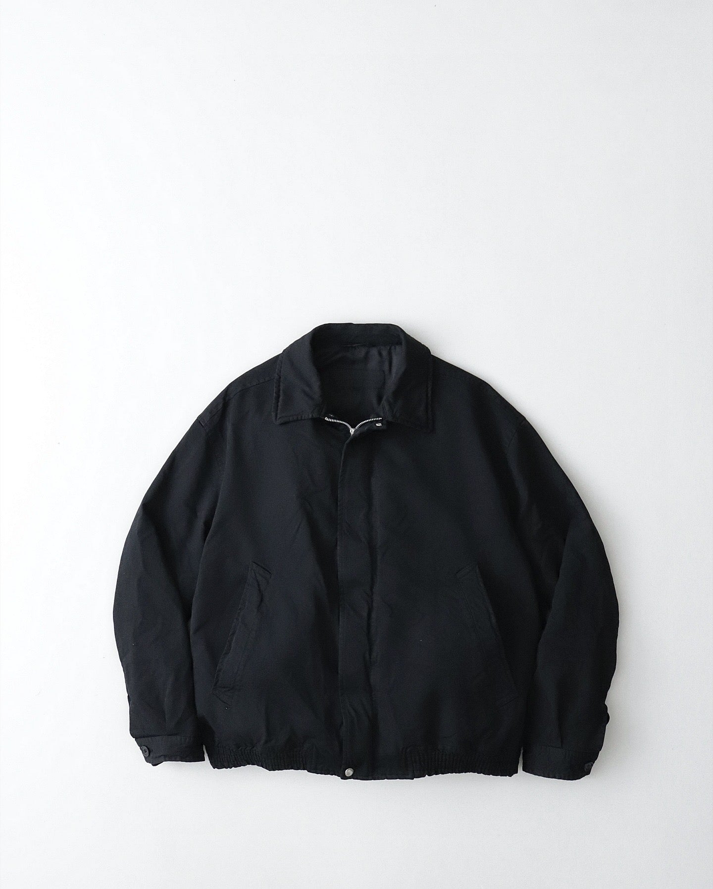 GARMENT DYE COLLARED BOMBER JACKET