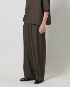 WOOL TROPICAL HAREM PANTS