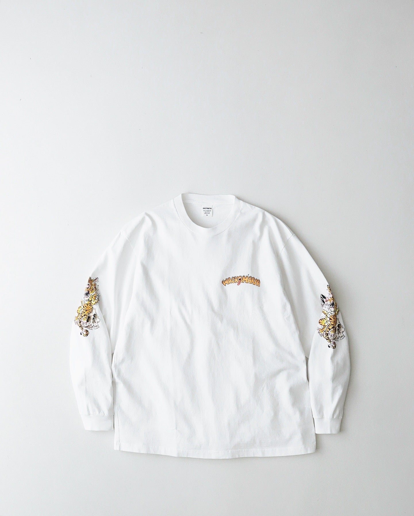 WACKO MARIA TIM LEHI / WASHED HEAVY WEIGHT LONG SLEEVE T-SHIRT