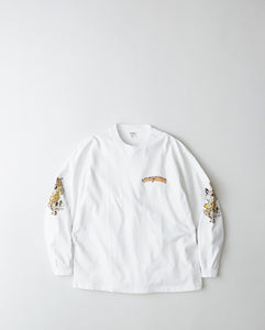 WACKO MARIA TIM LEHI / WASHED HEAVY WEIGHT LONG SLEEVE T-SHIRT