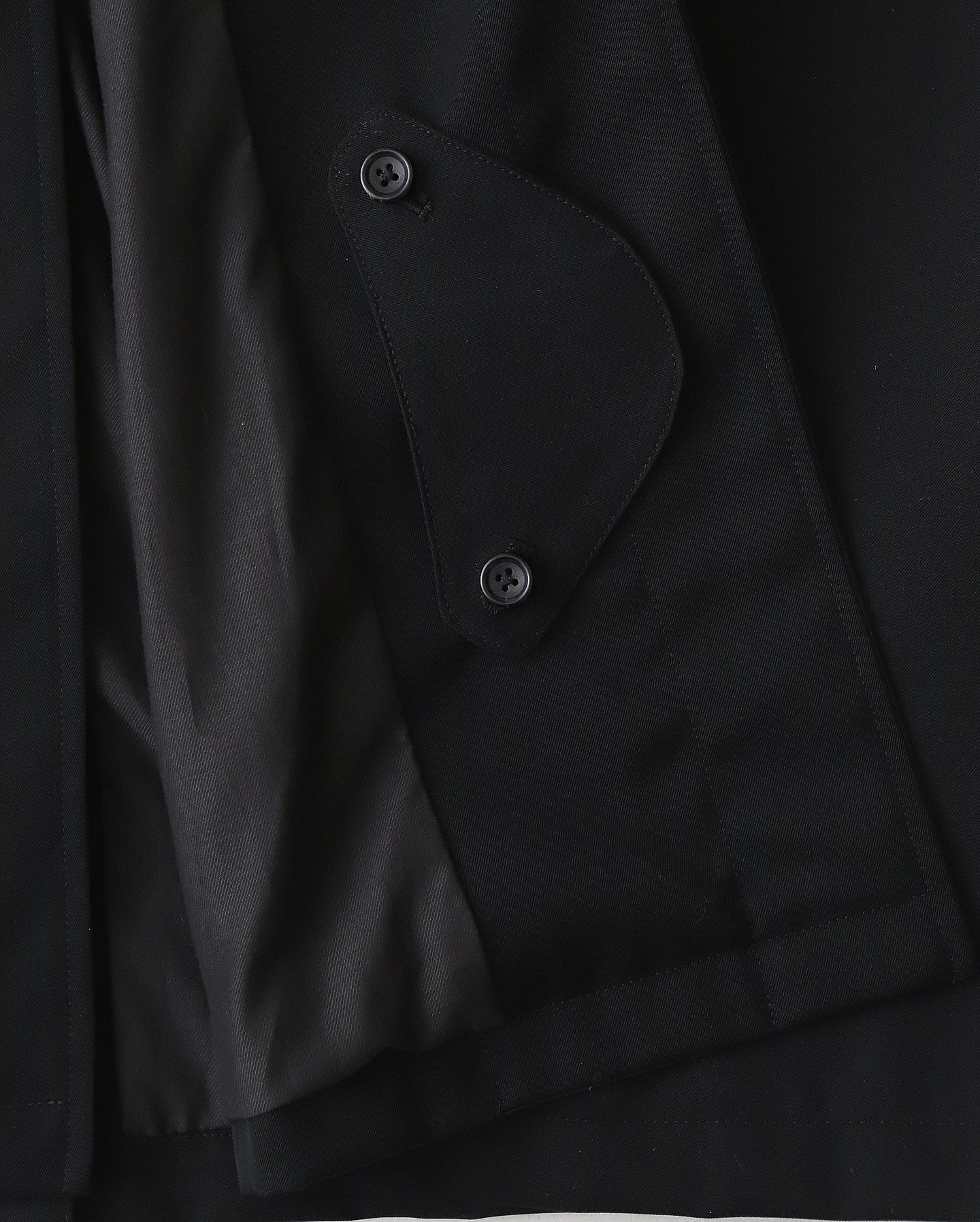SCALE OFF WOOL BALMACAAN COAT