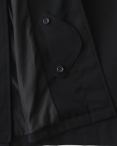 SCALE OFF WOOL BALMACAAN COAT