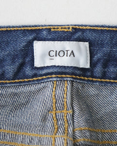 WIDE TAPERED 5 POCKET PANTS