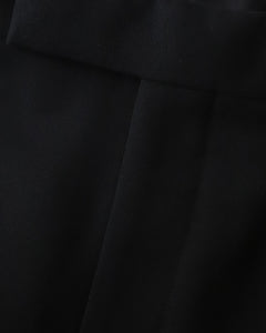 DOUBLE PLEATED SHORT TROUSERS / Dormeuil