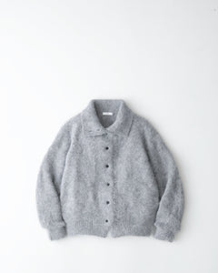 ALPACA FUR STAND COLLAR CARDIGAN（WOMEN）