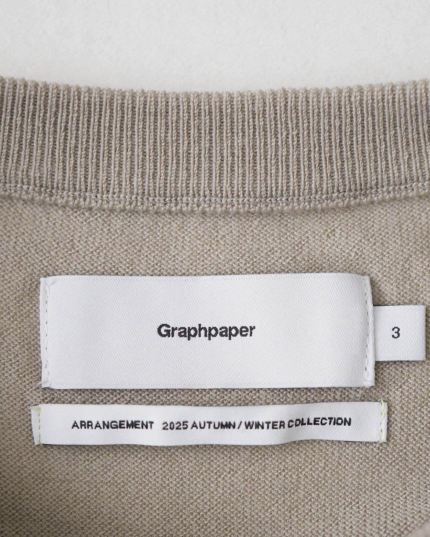 HIGH GAUGE L/S OVERSIZED CREW NECK KNIT