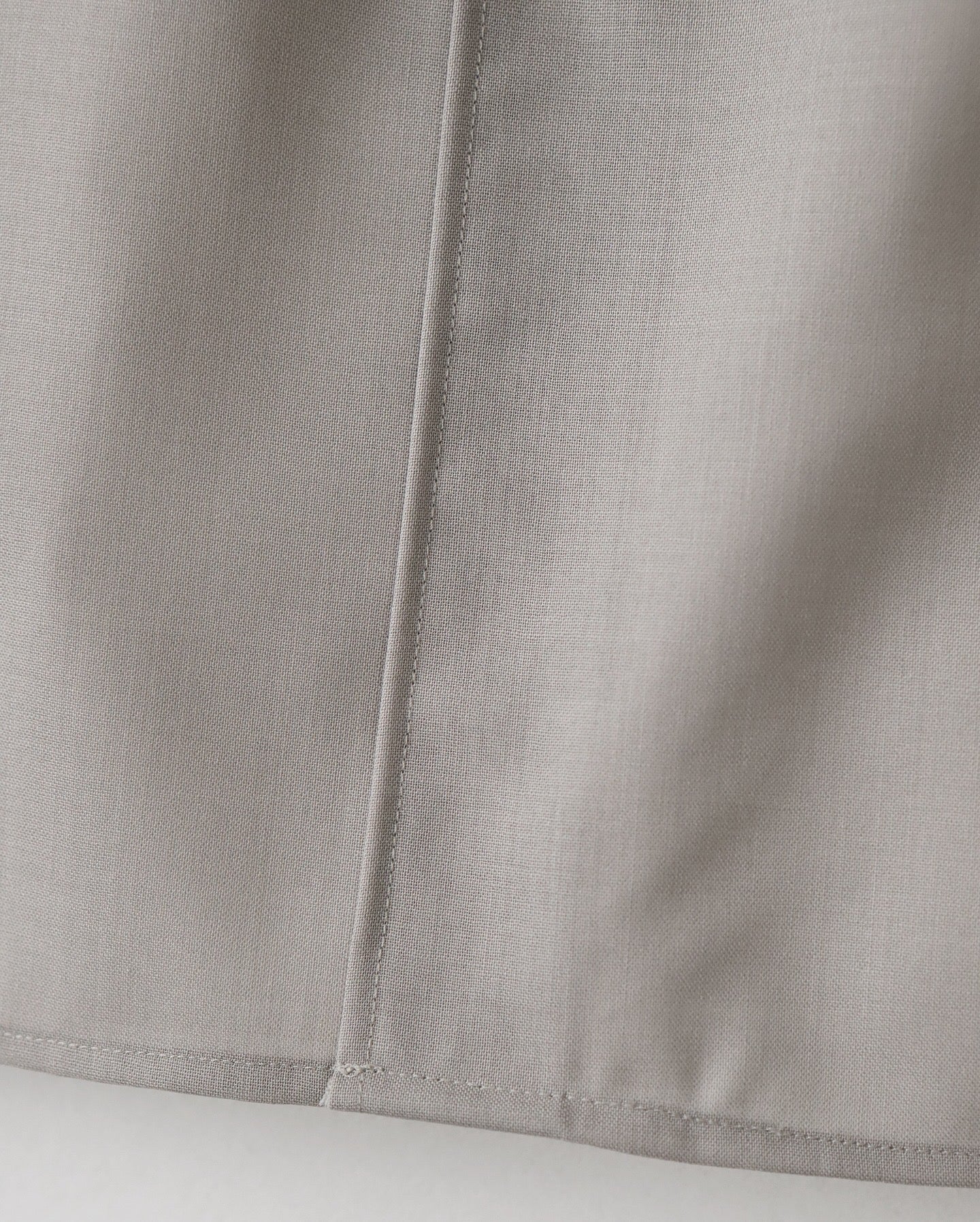 TECHNO WOOL TROPICAL OVERSIZED BAND COLLAR SHIRT