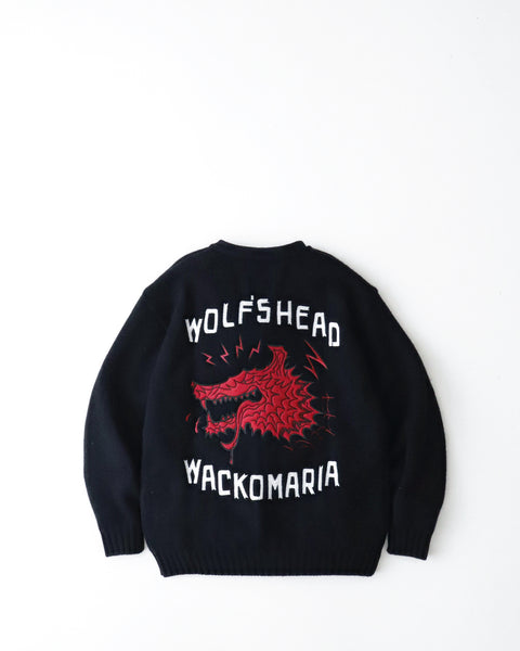 WACKO MARIA WOLF'S HEAD / KNIT CARDIGAN – NCNR WEB STORE