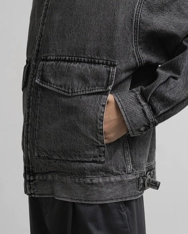 SELVAGE DENIM ZIP JACKET